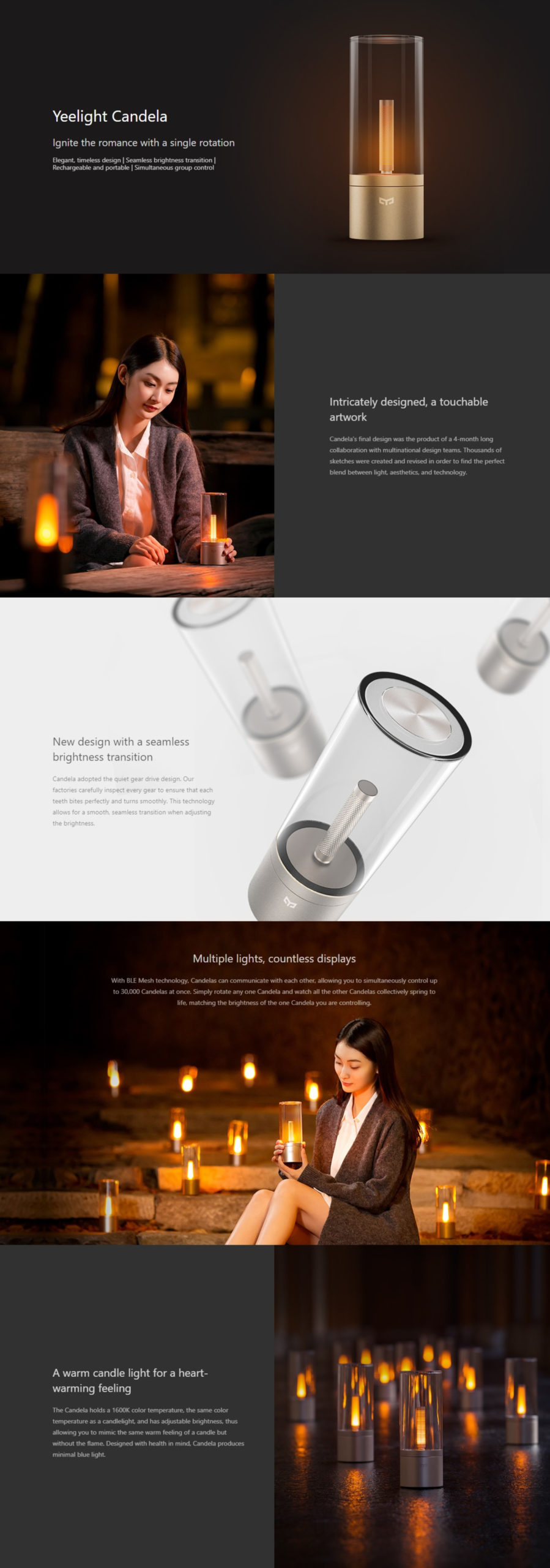 Top1 scaled CANDELA SMART AMBIENCE LAMP candle