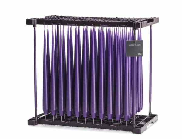 AMETHYST 08 2 TAPER CANDLES (1pc)
